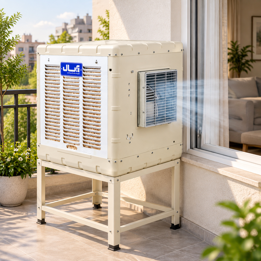 سرمایش مناسب با پوشال های مرغوب کولر آبی آبسال 3300 مدل AC33B
