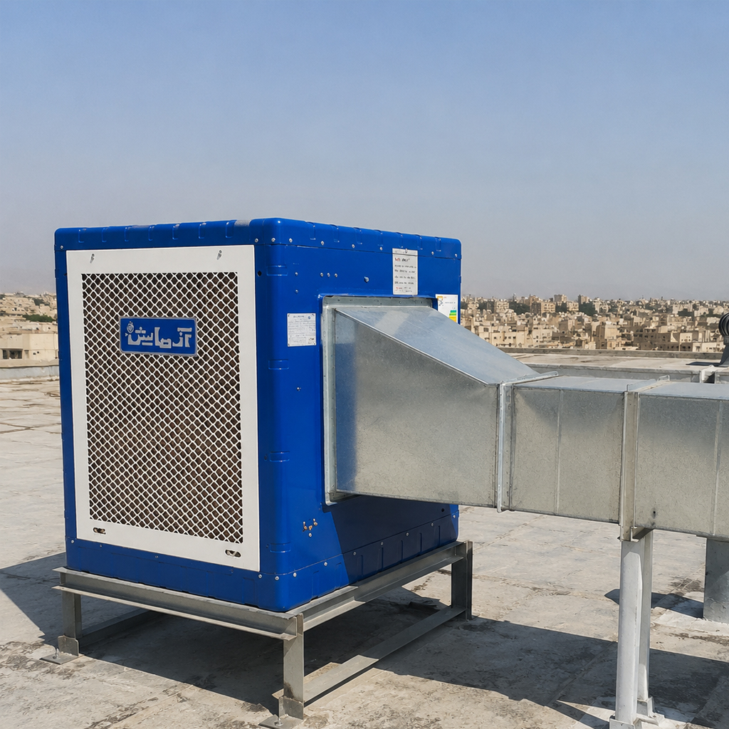 کولر آبی آزمایش 6000 سلولزی مدل AZ6000Cel
