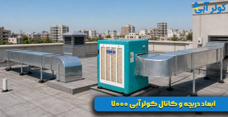 ابعاد-دریچه-و-کانال-کولر-آبی-۷۰۰۰